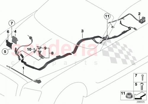 Part Diagram for Rolls Royce 61129364613