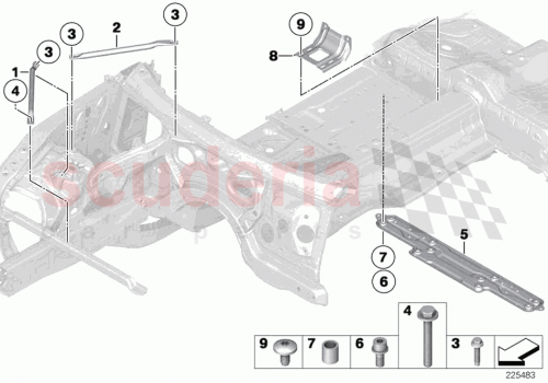 Part Diagram for Rolls Royce 51617372330
