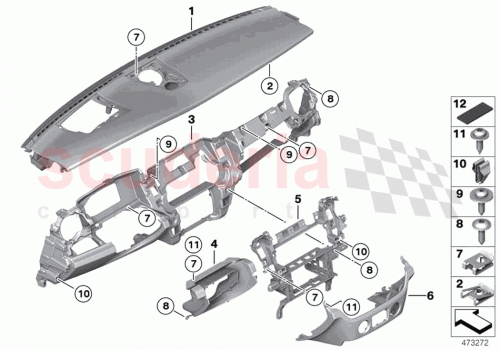 Part Diagram for Rolls Royce 51456822025