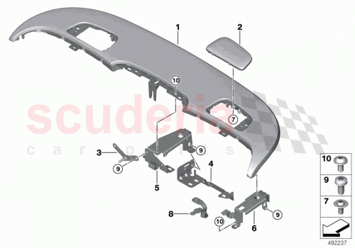 Part Diagram for Rolls Royce 51477438489