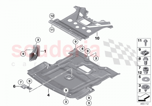Part Diagram for Rolls Royce 31106783907
