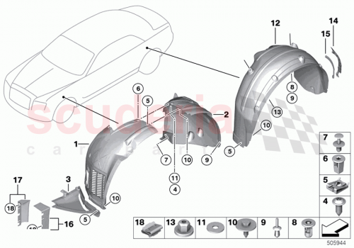 Part Diagram for Rolls Royce 51757397951
