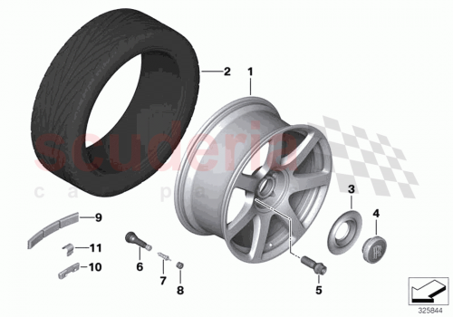 Part Diagram for Rolls Royce 36106856028