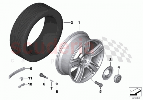 Part Diagram for Rolls Royce 36106859172