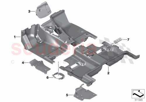 Part Diagram for Rolls Royce 51477494930