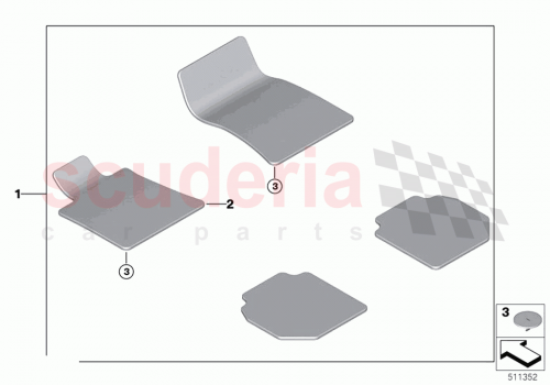 Part Diagram for Rolls Royce 51475A1EA62