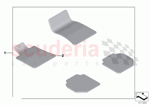Part Diagram for Rolls Royce 51475A1E774