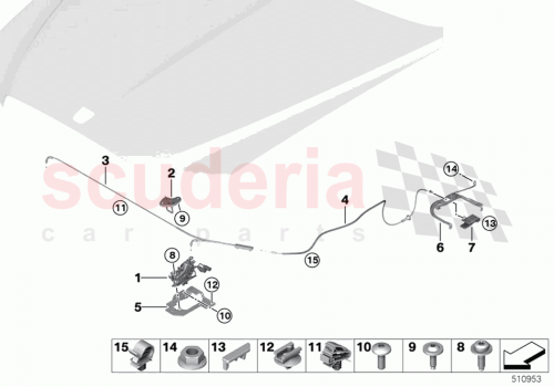 Part Diagram for Rolls Royce 51237495445