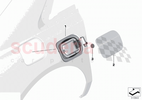 Part Diagram for Rolls Royce 16117497904