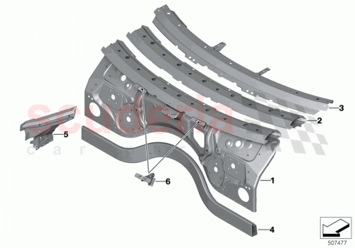 Part Diagram for Rolls Royce 41009853397