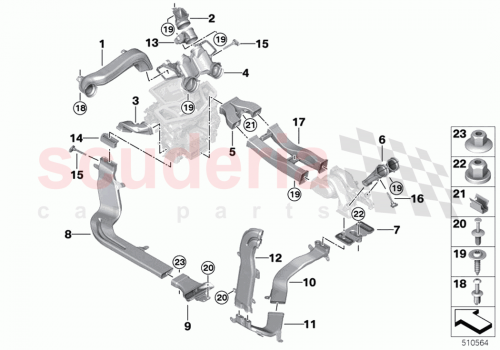 Part Diagram for Rolls Royce 64227495040