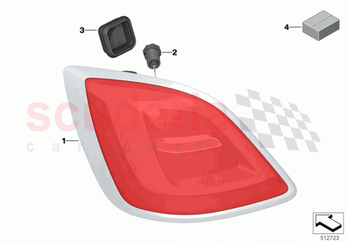 Part Diagram for Rolls Royce 63215A4DD54