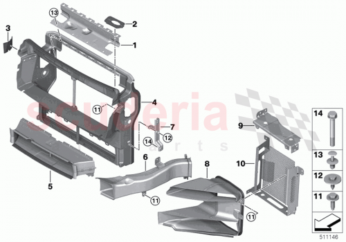 Part Diagram for Rolls Royce 51745A2A633