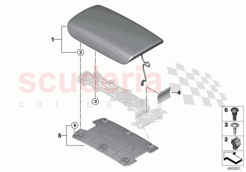 Part Diagram for Rolls Royce 51167950159