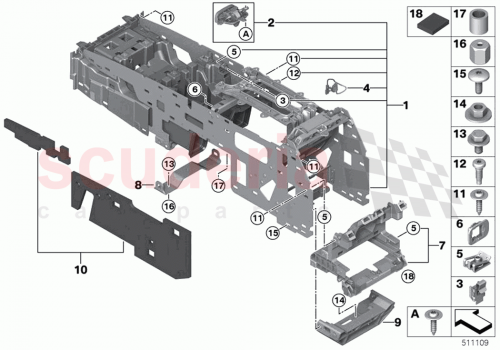 Part Diagram for Rolls Royce 51169490276