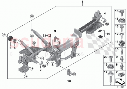 Part Diagram for Rolls Royce 07146811837