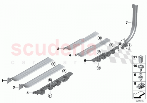 Part Diagram for Rolls Royce 51475A24073