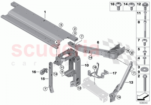 Part Diagram for Rolls Royce 41009627431
