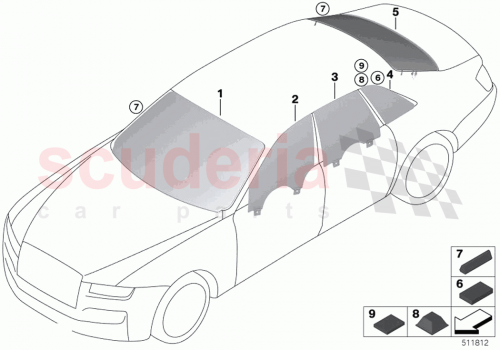 Part Diagram for Rolls Royce 51377493688
