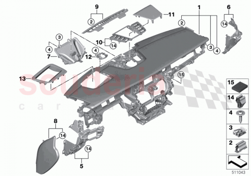 Part Diagram for Rolls Royce 51459871706