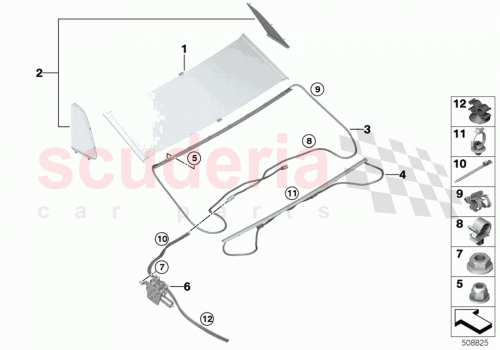 Part Diagram for Rolls Royce 51465A017C1