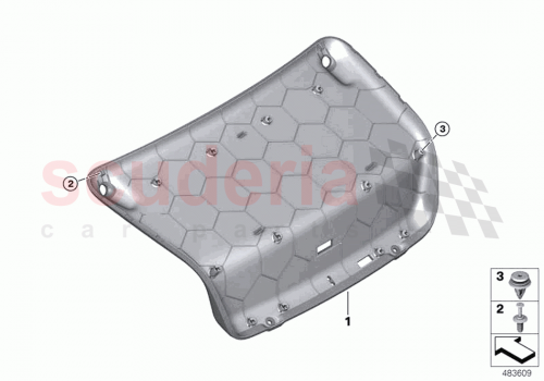 Part Diagram for Rolls Royce 51495A085A1
