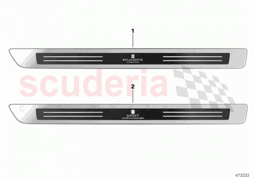 Part Diagram for Rolls Royce 51477415161