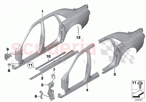 Part Diagram for Rolls Royce 51127311026