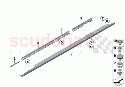 Part Diagram for Rolls Royce 51777277561
