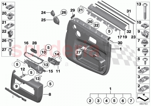 Part Diagram for Rolls Royce 51437261860