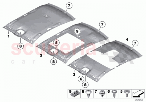 Part Diagram for Rolls Royce 51447390963