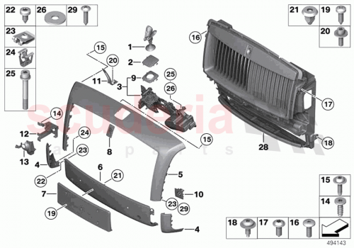 Part Diagram for Rolls Royce 51117377472