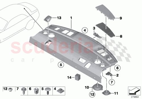 Part Diagram for Rolls Royce 51469156136