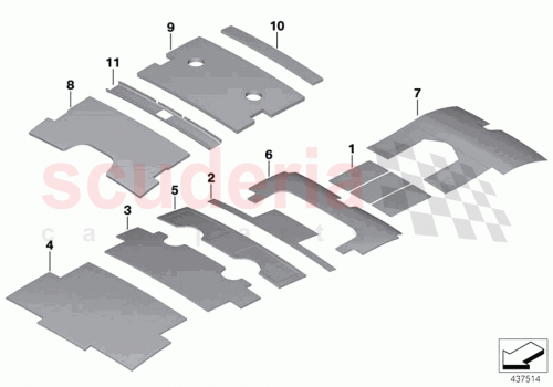 Part Diagram for Rolls Royce 51487425304