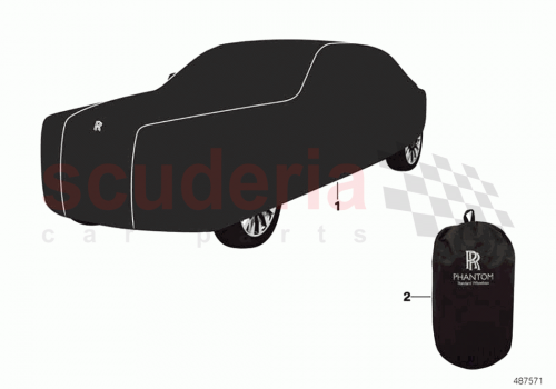Part Diagram for Rolls Royce 82152293800