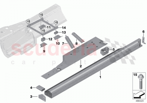 Part Diagram for Rolls Royce 41008494570