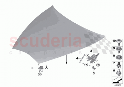 Part Diagram for Rolls Royce 41218186446