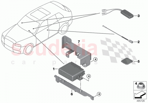 Part Diagram for Rolls Royce 84102506029