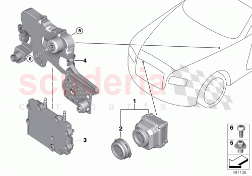 Part Diagram for Rolls Royce 61356834643