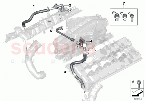 Part Diagram for Rolls Royce 11158671570