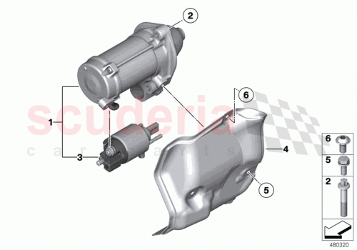 Part Diagram for Rolls Royce 12415A077B1
