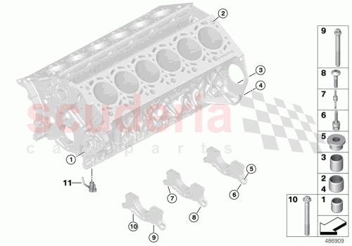 Part Diagram for Rolls Royce 11428689529