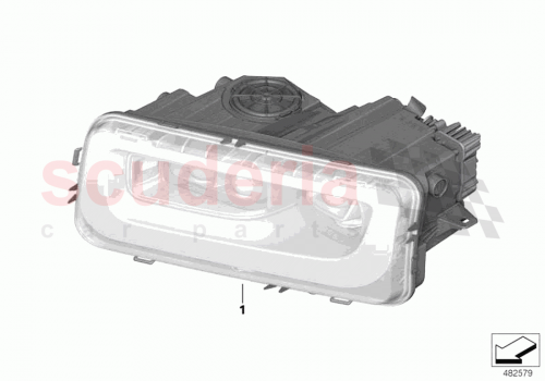 Part Diagram for Rolls Royce 63115A1D8B7