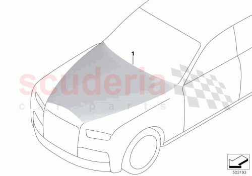 Part Diagram for Rolls Royce 51719854951