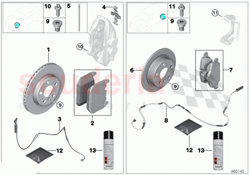 Part Diagram for Rolls Royce 34216871258