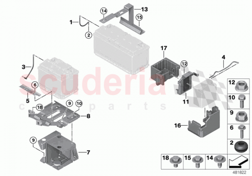 Part Diagram for Rolls Royce 61216836671