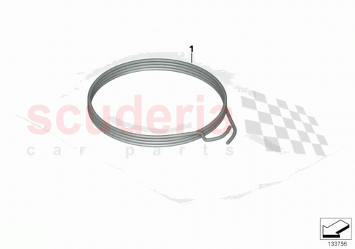 Part Diagram for Rolls Royce 61121391694