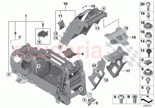 Part Diagram for Rolls Royce 51211970863