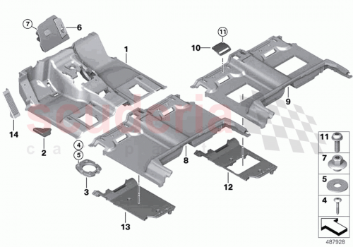 Part Diagram for Rolls Royce 51477406738