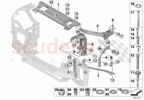 Part Diagram for Rolls Royce 07129905153